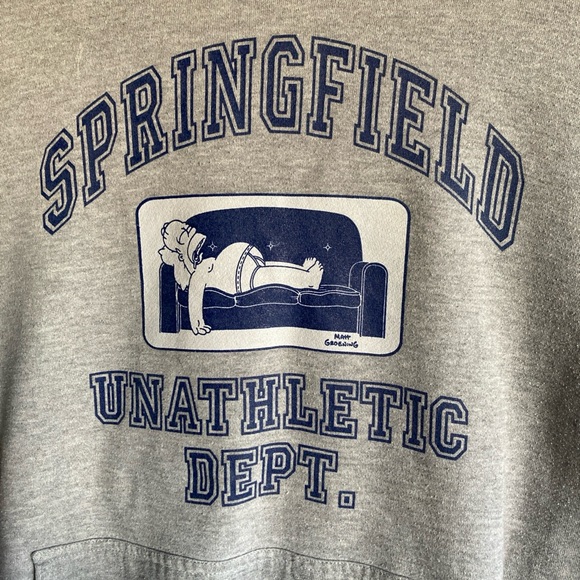 Springfield Gray Men's Hoodies - Picture 2 of 6